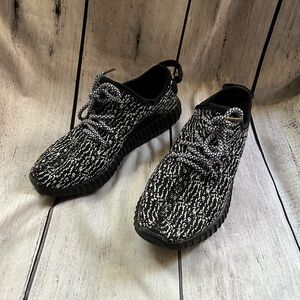 adidas Black and White Athletic Shoes